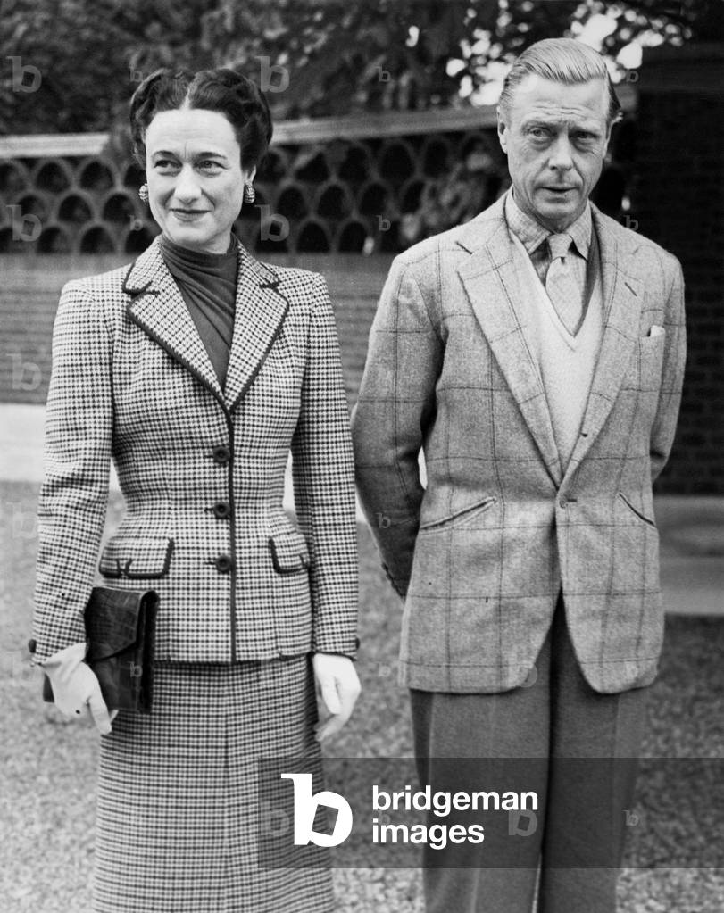 Bild von Fotografie "Herzog und Herzogin von Windsor 12. Oktober 1946 (Foto)" 1946, b/w