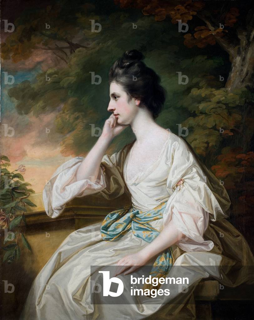 Ritratto di Miss Anne Dutton, figlia di Lord Sherborne, metà del XVIII secolo (olio su tela)