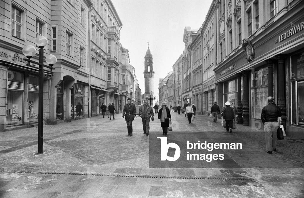 Bild von Fotografie "Stadt Bautzen" 1990 von Sepp Spiegl