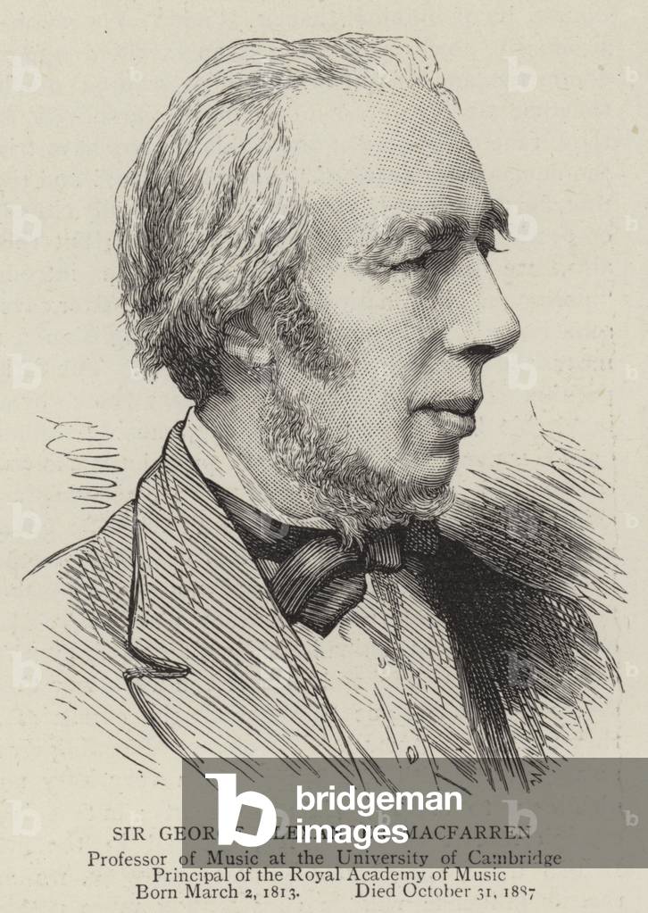 Sir George Alexander Macfarren (incisione)