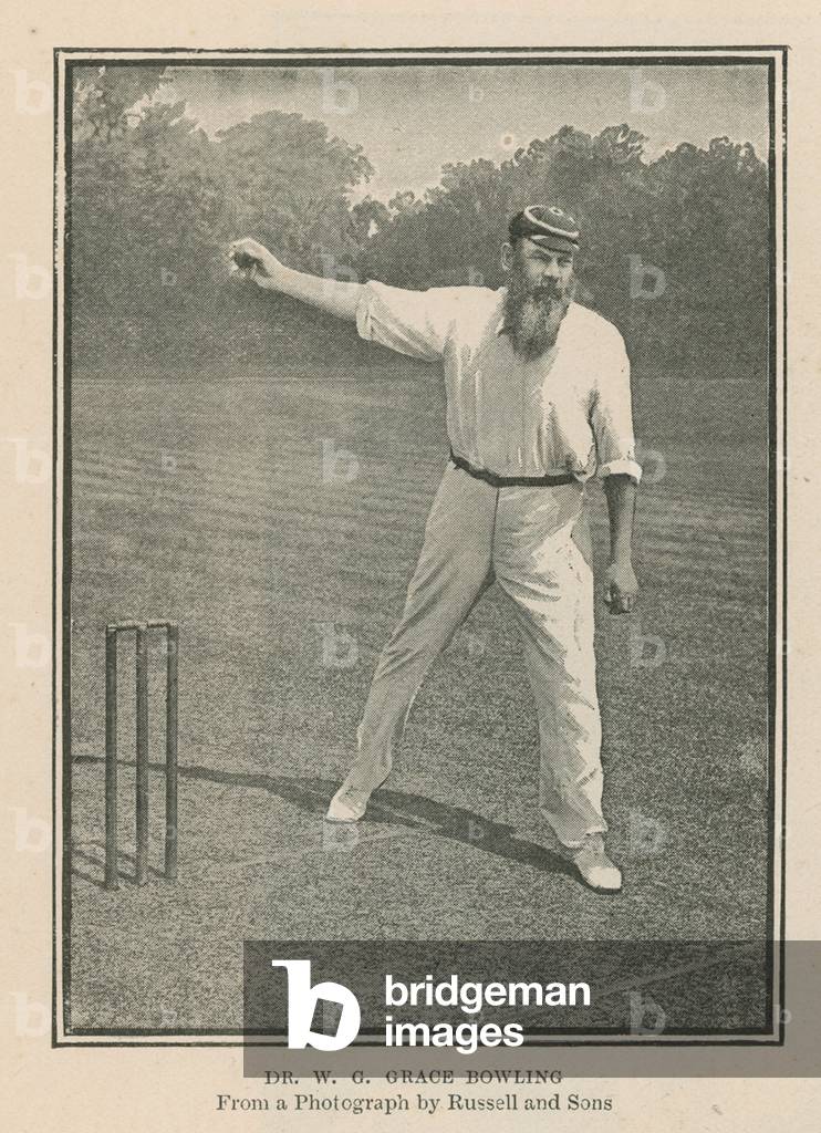 Cricketer Dr W G Grace (Foto)