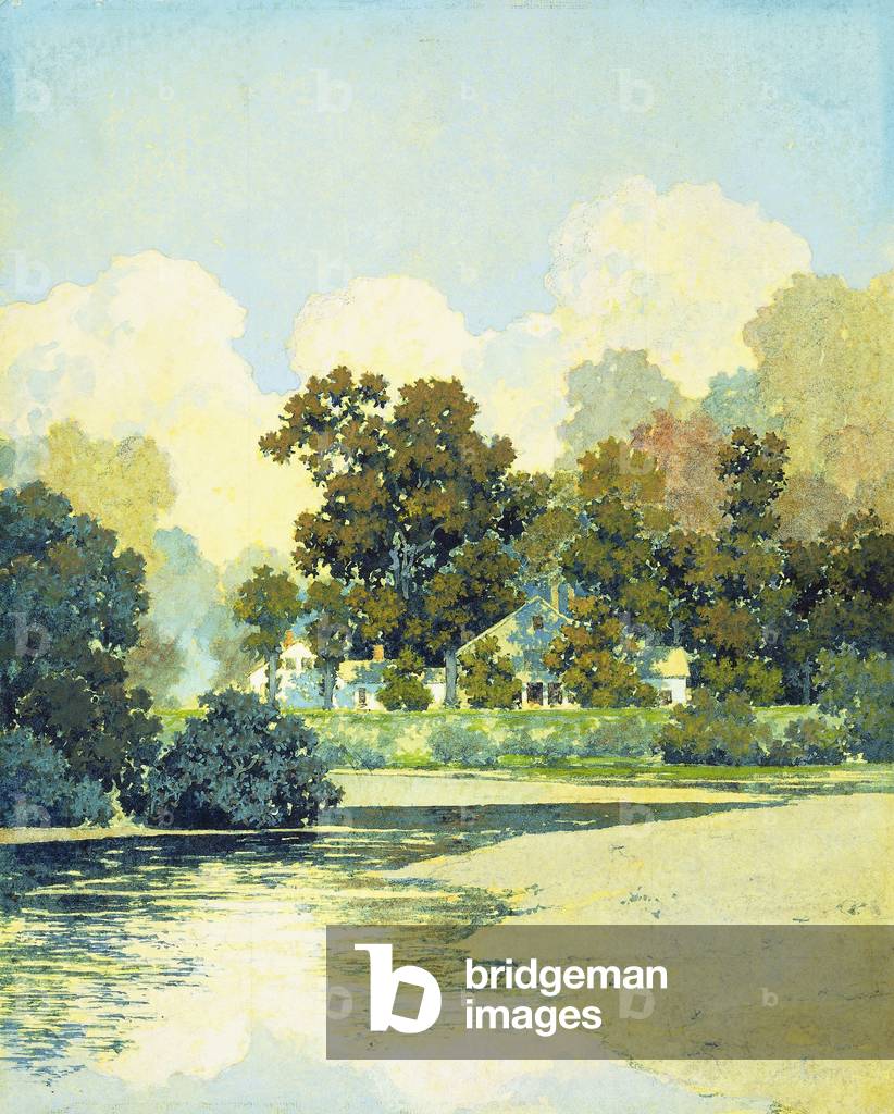 Autunno Pomeriggio, (acquerello su carta)