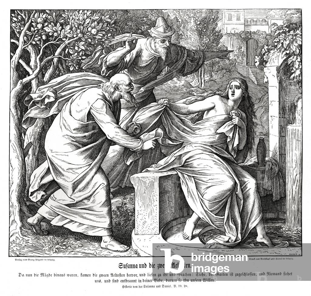 Susanna e gli anziani, Susanna e Daniele