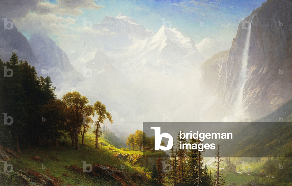 Immagine di Dipinto "Maestà delle Montagne", 1853-57 di Albert Bierstadt