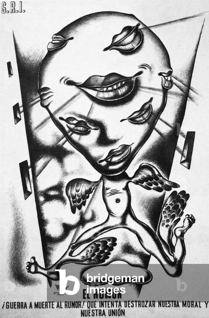 El Rumor, 1930er Jahre (Lithographie)