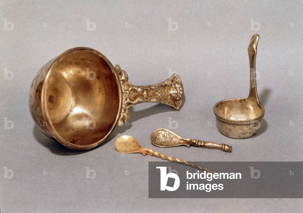 Bild von Artefakt "Löffel und Pfanne (Silber)" von Gallo-Roman