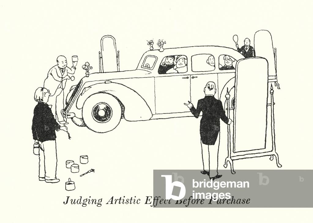 Image de Estampe représentant Évaluation de l'effet artistique avant l'achat (lithographie) 1901 par William H