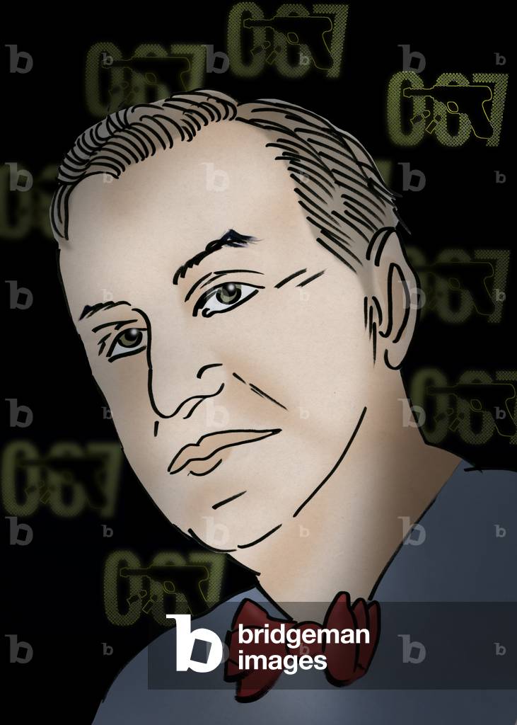 Bild von Zeichnung "Ian Lancaster FLEMING (Zeichnung)" von Elena Piccini