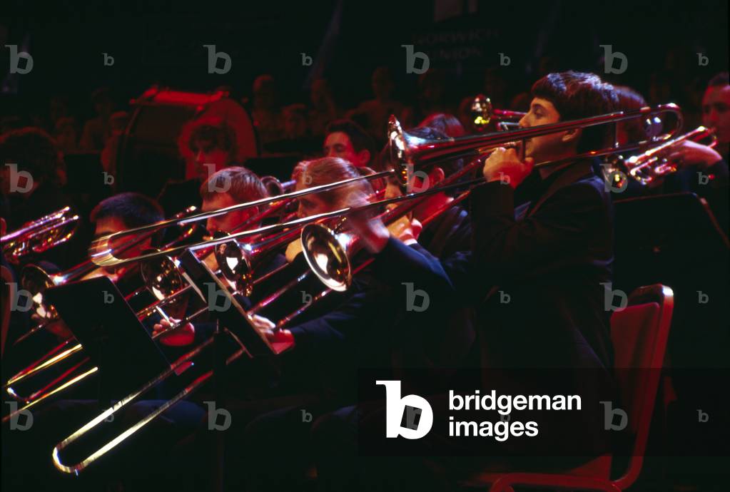 Image of Photography depicting Trombone players by Odile Noel