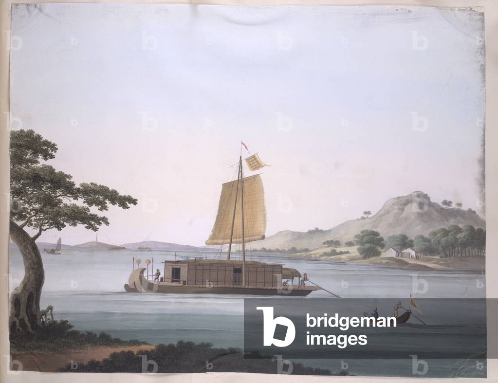 Ein Segelboot