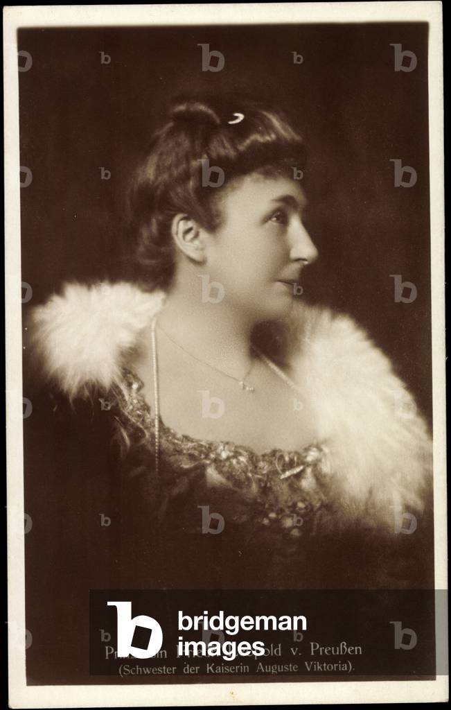 Ak Principessa Friedrich Leopold di Prussia, sorella dell'Imperatrice Auguste (foto b/n)