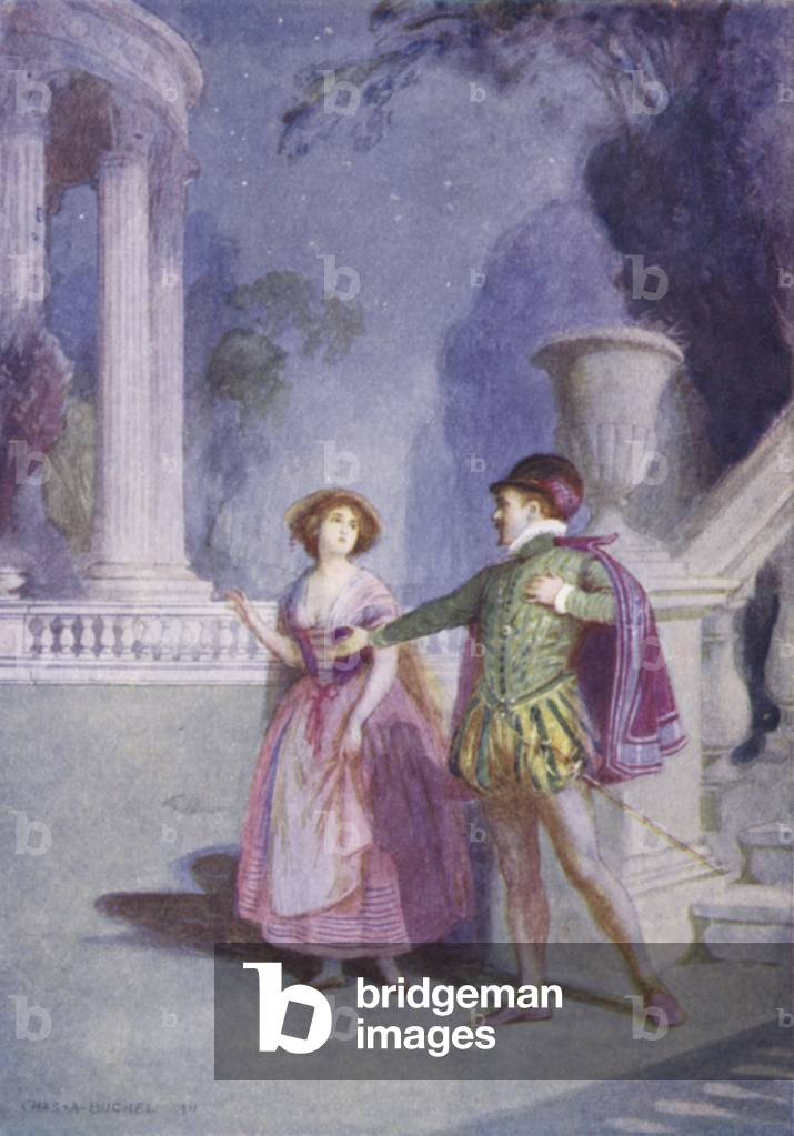 Don Giovanni, La Ci Darem La Mano (Farbe Litho)