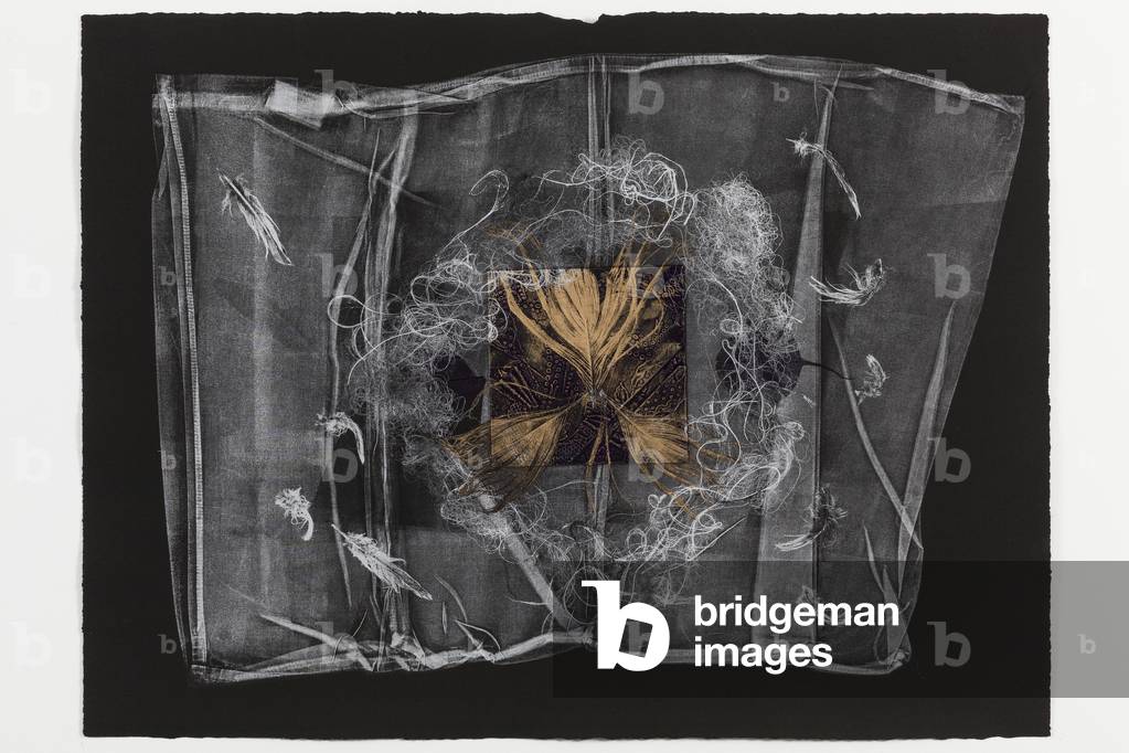 "The Dark Self 2" 2017 di Susan Aldworth, b/w