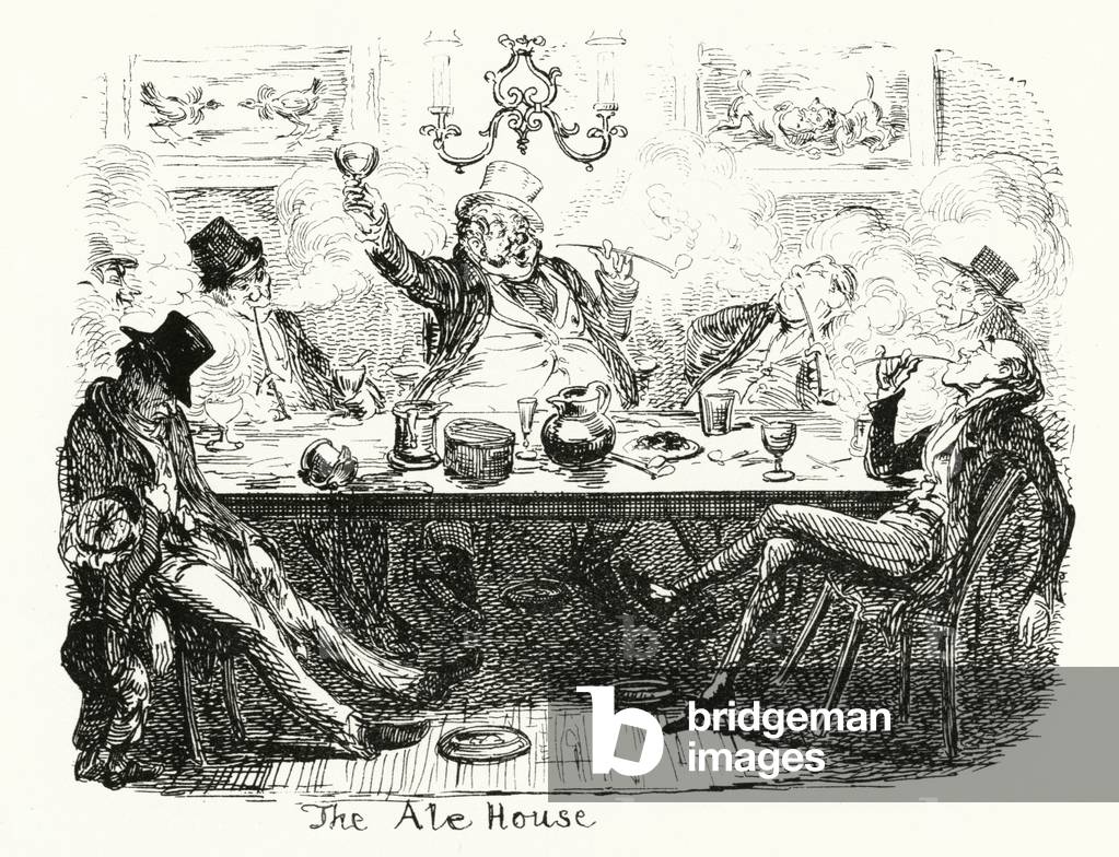 "The Ale House (incisione)" di George Cruikshank