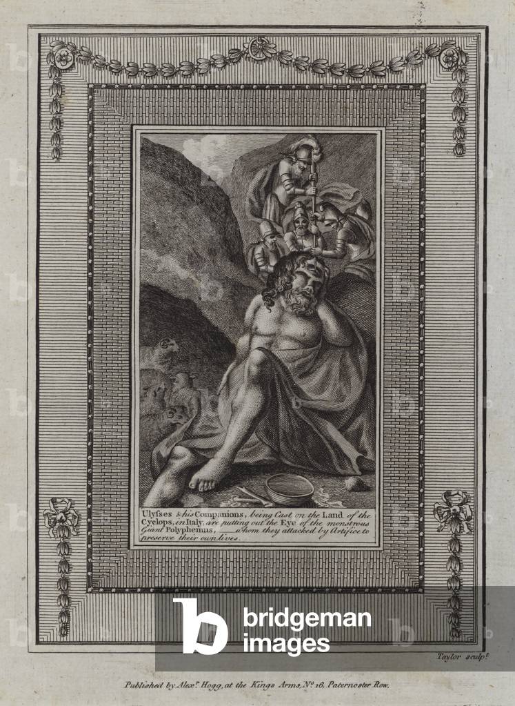 Illustrazione per Odissea di Omero (incisione)