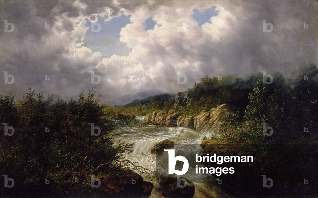Image de Peinture représentant Les chutes de Tamahaka 1860 par William Charles Anthony Frerichs
