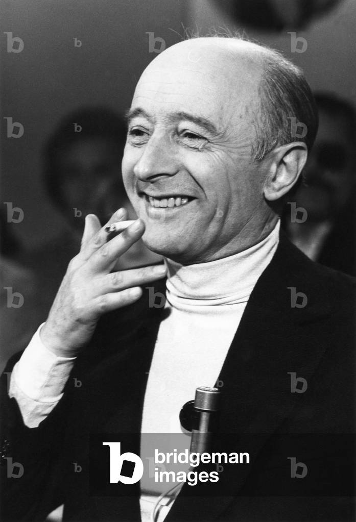 Bild von Fotografie "Michel Audiard" von Louis Monier, b/w