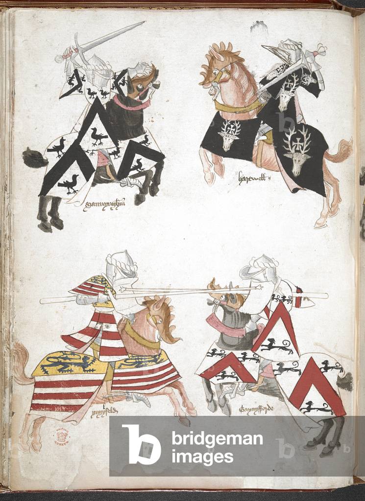 Ritter jousting.