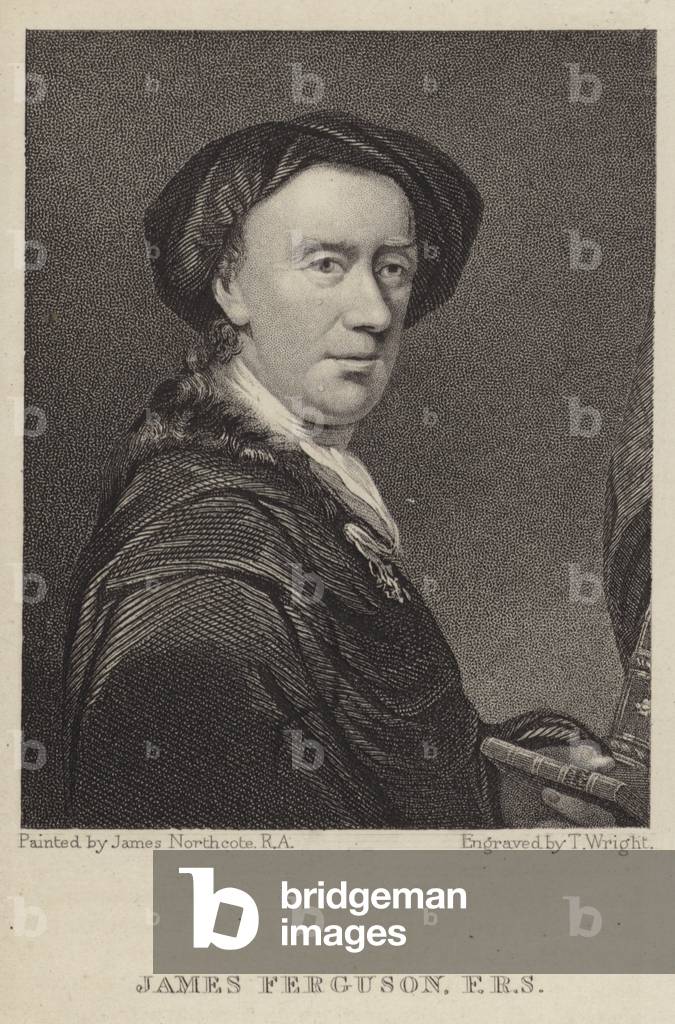 "James Ferguson (Gravur)" von James Northcote, b/w
