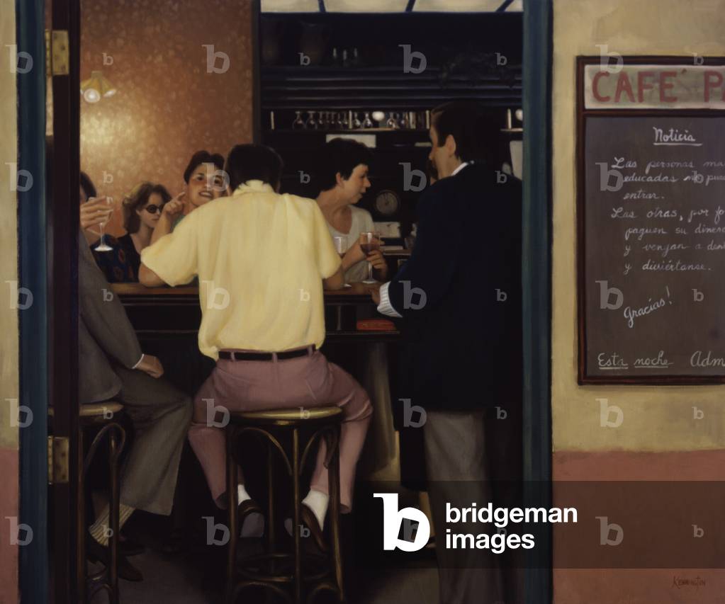 Bild von Gemälde "Paradise Cafe" 1995 von Dale Kennington