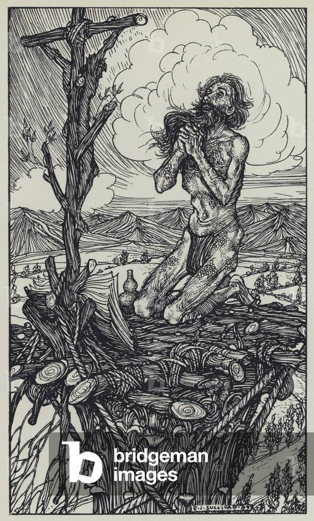 Tennyson, Illustrazione per un sogno di donne giuste e altre poesie (incisione)