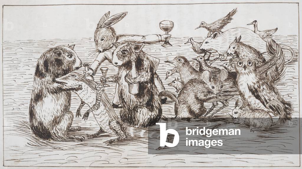 Bild von Buch "Die Meerschweinchen Komfort Bill" 1864 von Charles Lutwidge Dodgson