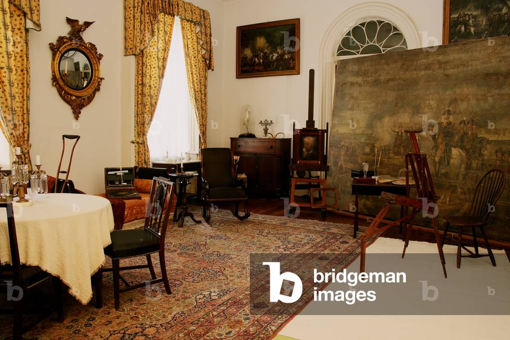 Immagine di Fotografia "Interior de Arlington House", b/w