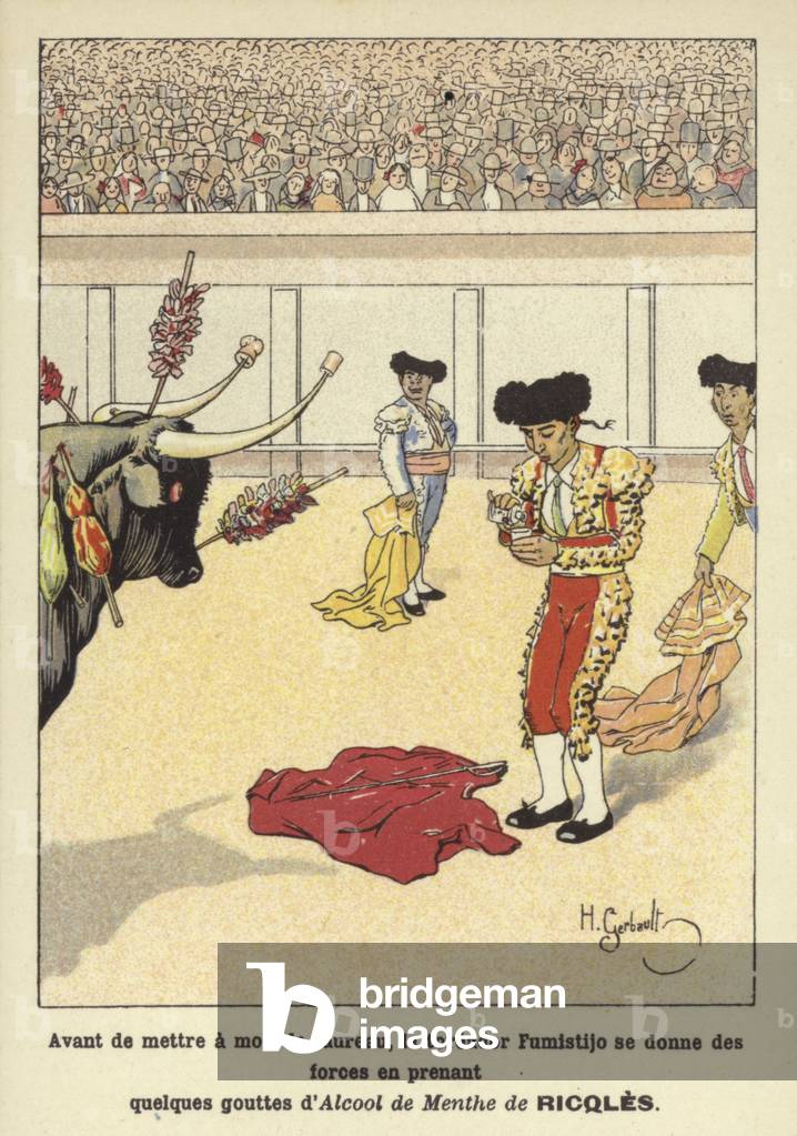 Bull fighter by Henri Gerbault