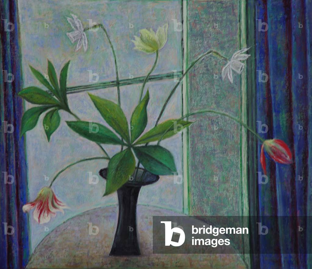Tulpen und Daffs (Öl auf Leinwand)