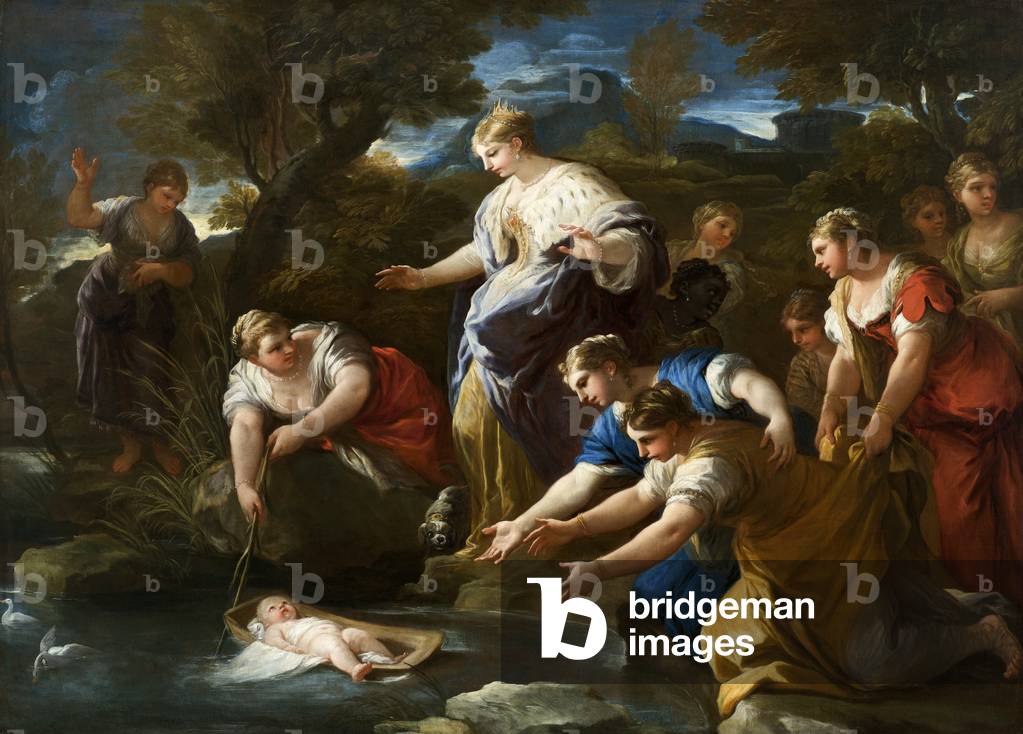 Die Entdeckung von Mose, c.1685-1690 (öl auf leinwand)