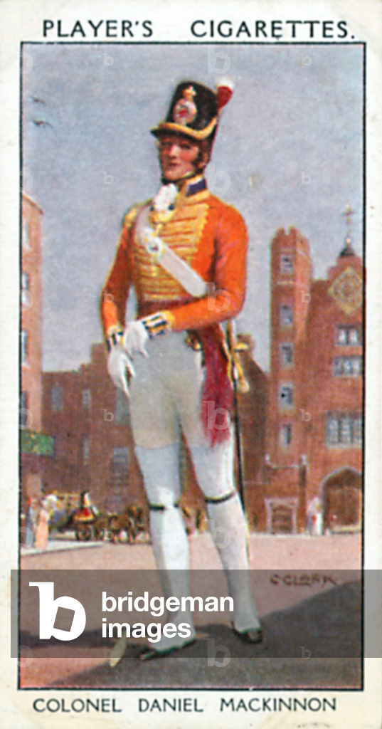 Colonel Daniel Mackinnon (colour litho)