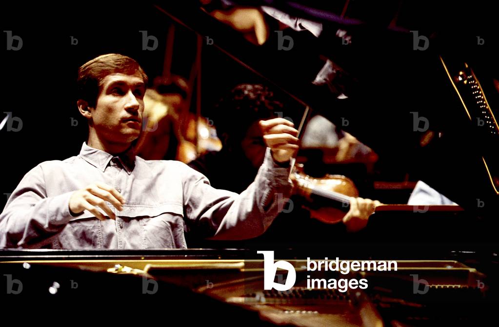 Immagine di Fotografia "Pianista russo Paris - Orchestre de Paris - Salle Pleyel - 2001" di Thierry Martinot