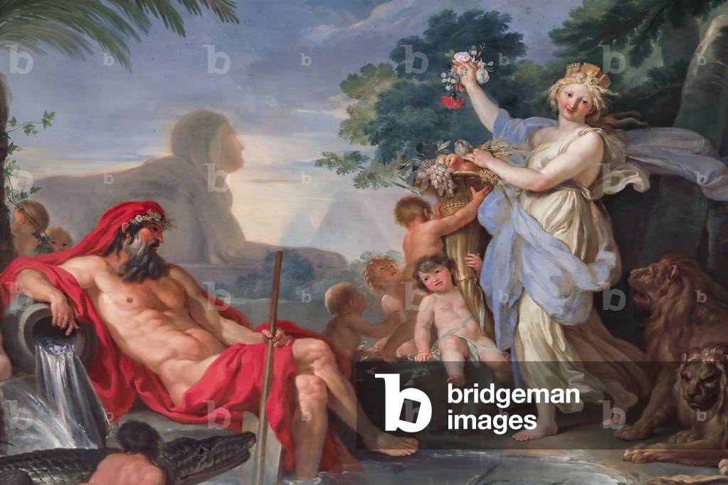 Immagine di Dipinto "Fiume Nilo e dea Cibele 1779 - 1780" 1779 di Tommaso Conca