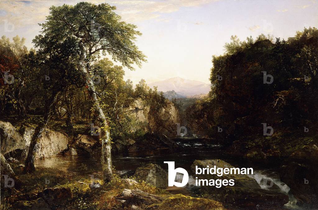 Immagine di Dipinto "Monti Franconia", 1854 di John Frederick Kensett