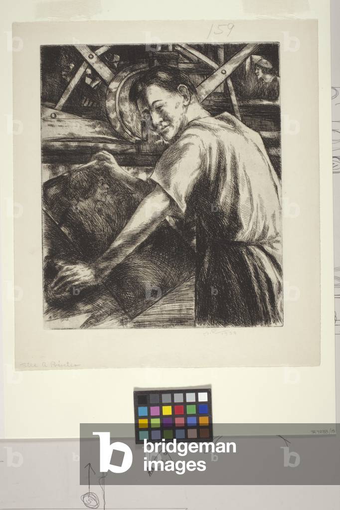 A Printer (etching)