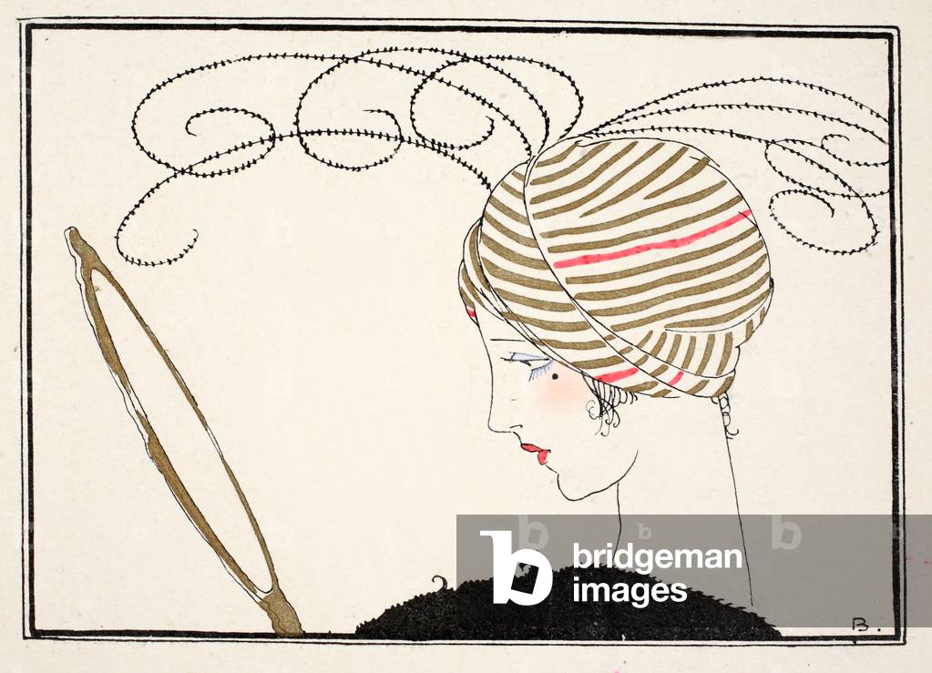 Elegance Parisienne (pochoir print) by Umberto Brunelleschi