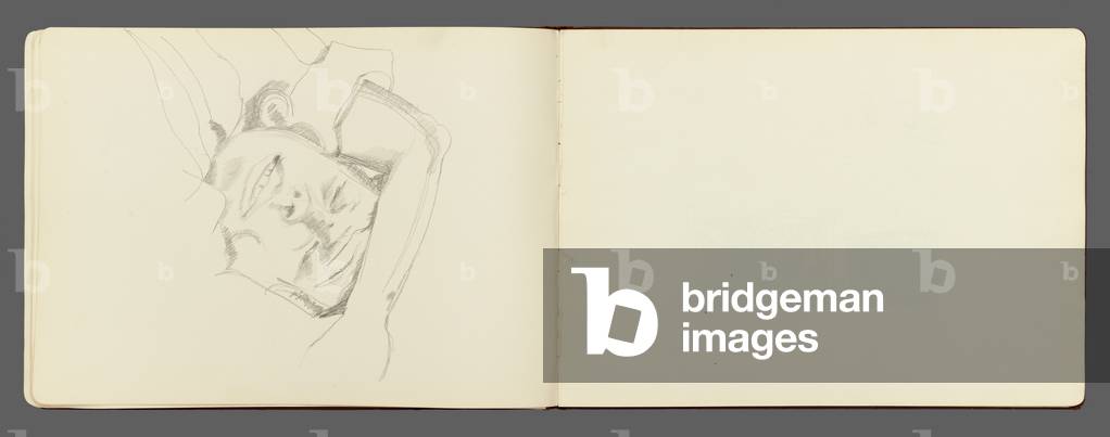 "Pagina da un album di schizzi" 2015 di Lucian Freud