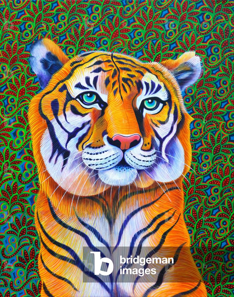 Image de Peinture représentant Tiger 2018 par Jane Tattersfield