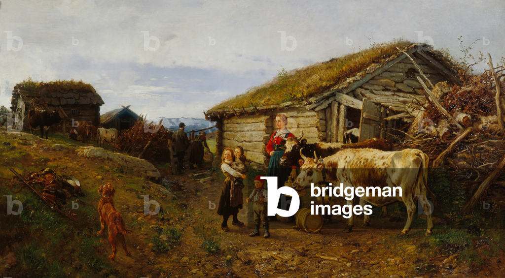 Auf der Alm, 1882 (Gemälde)