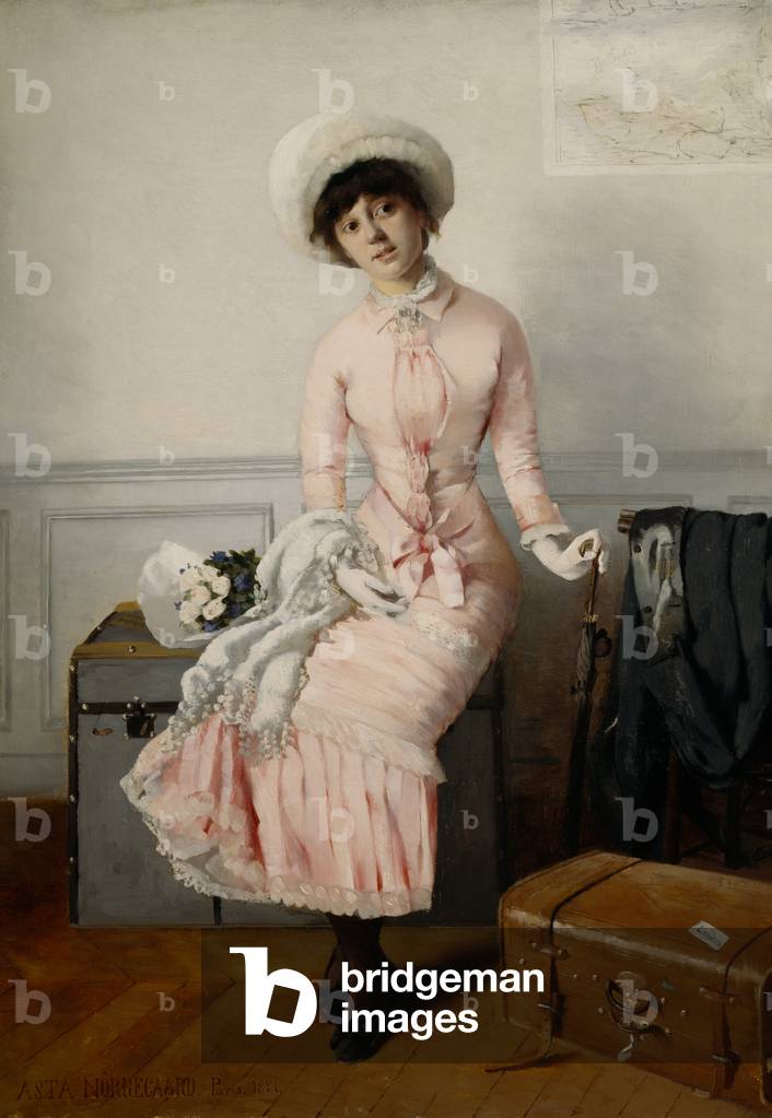 Maggie pronto per il viaggio, 1881