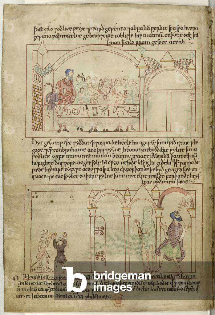 Abraham gives a Feast