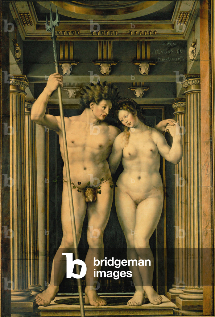 Neptun and Amphitrite (oil on canvas)