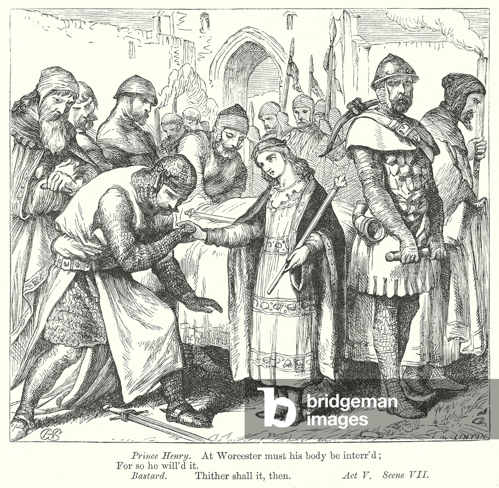 Image de Gravure représentant Le roi Jean (gravure) 1801 par Henry Courtney Selous