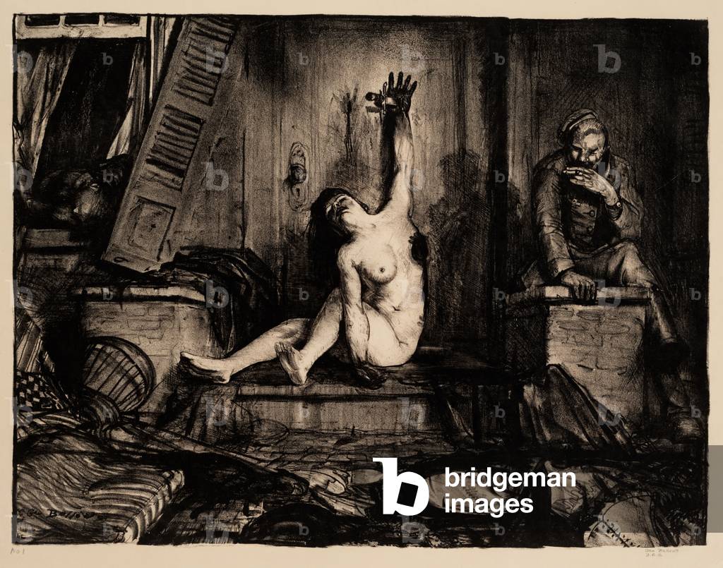 Zigarette, 1918 (litho)