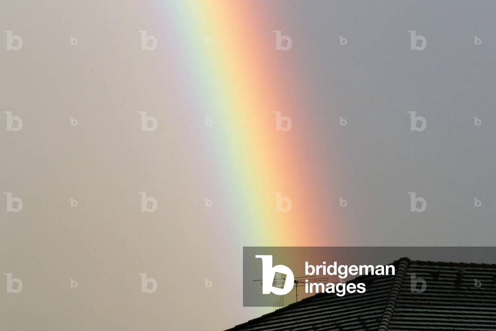 "Arcobaleno nel cielo dopo la pioggia. Annecy. Francia." 2021