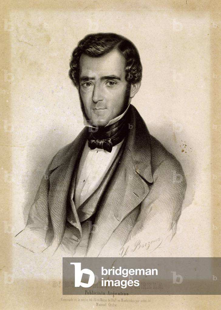 Portrait of Florencio Varela, argentina writer