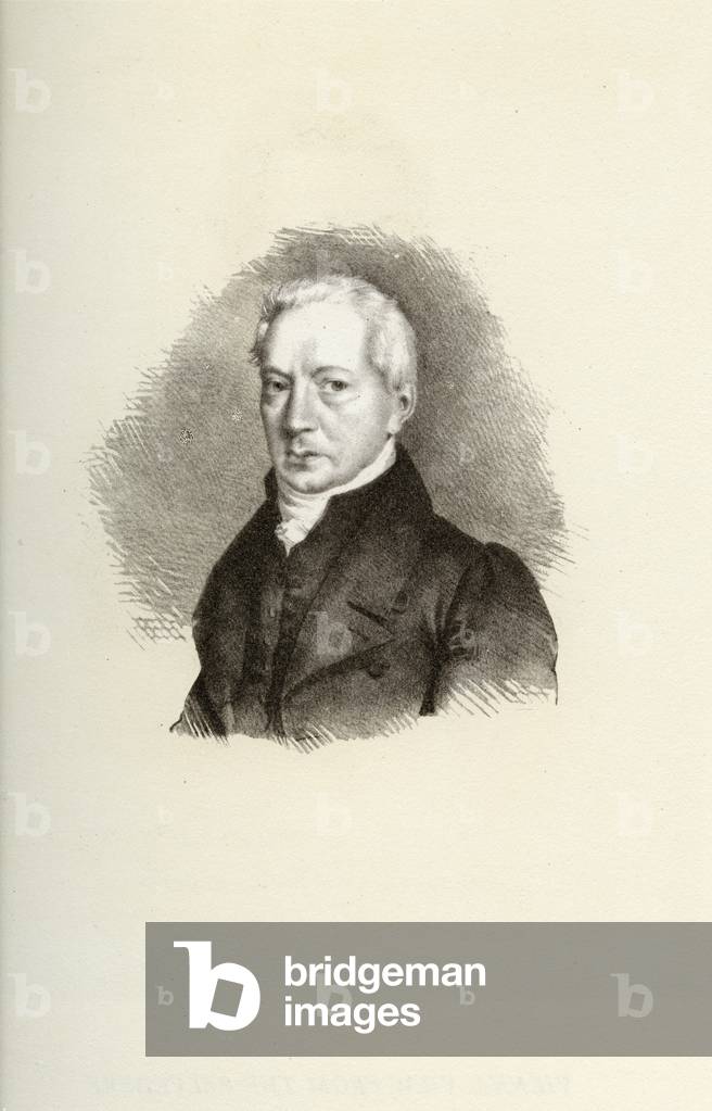 "Adalbert Gyrowetz" di Josef Nikolaus Kriehuber, b/w