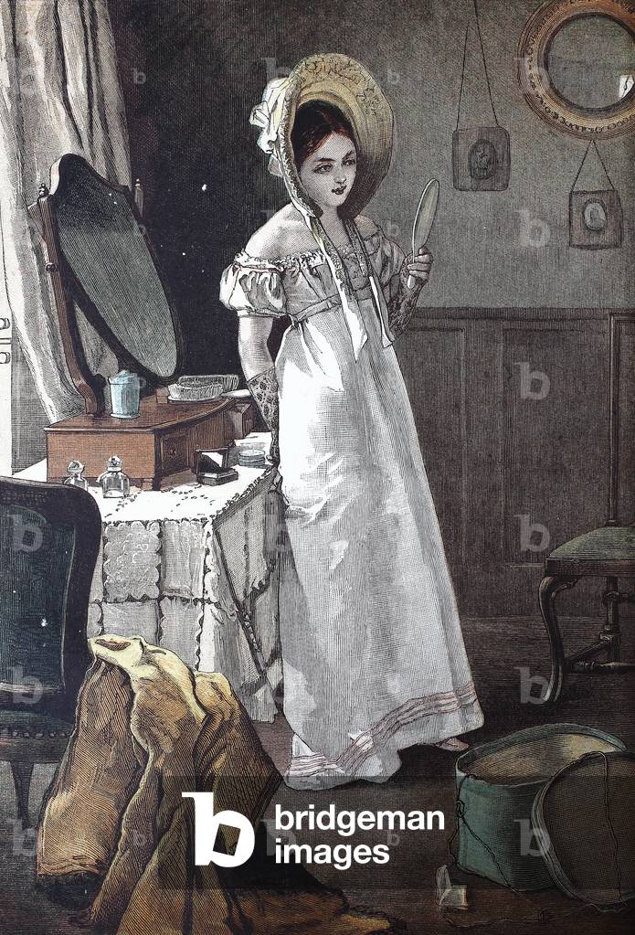 girl wearing fine dress