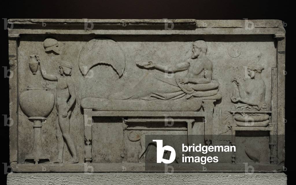 Stele funeraria da Taso. 470-460 a.C.
