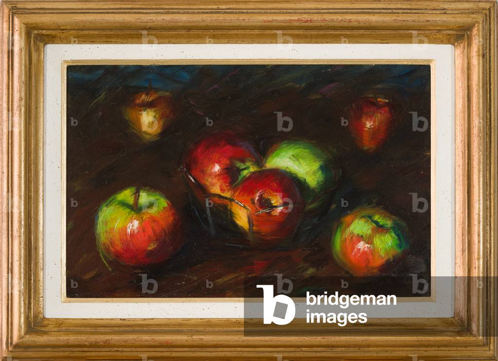 Stillleben mit Äpfeln (Ölgemälde auf Leinwand)